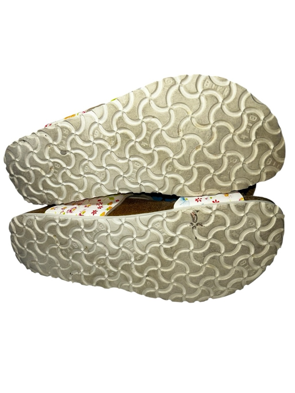 Birlos by Birkenstock Salina Magic Flower Sandals White Floral EU 39 US 8-8.5 Co - Picture 3 of 7